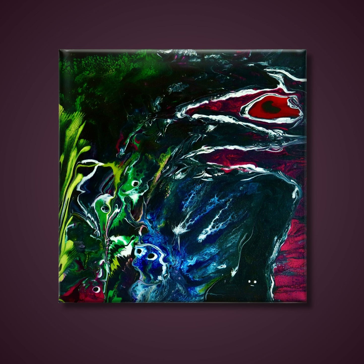 Creatures Among the Pterodactyl | Original Canvas Painting