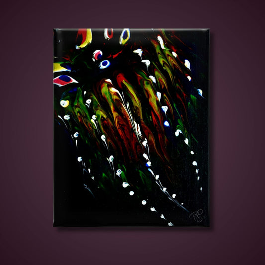Deep Sea Jellyfish | Original Canvas Painting